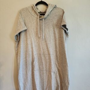 Xersion Gray Hoodie Dress